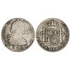 Image 1 : 8 Reales. - 1784. - POTOSÍ. - P.R. - Pátina. (Acuñación algo floja en parte de la leyenda. Rayitas).