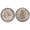Image 1 : 1 Peseta. - 1900 (*19-00). - S.M.-V. - (Golpecitos en reverso). EBC-/EBC. - -