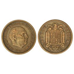 1 Peseta. - 1947 (*19-50). - Pátina. EBC-. - -