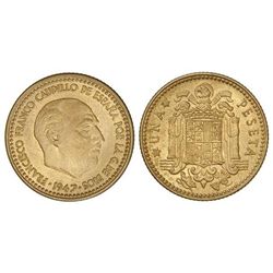 1 Peseta. - 1947 (*19-52). - SC. - -