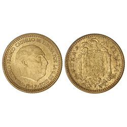 1 Peseta. - 1947 (*19-52). - (Pequeñas manchitas). EBC+. - -