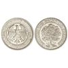 Image 1 : 5 Reichsmark. - 1932-D. - REPÚBLICA de WEIMAR. - AR. Árbol. (Leves golpecitos en gráfila). KM-56. EB