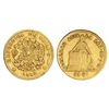 Image 1 : 1 Escudo. - 1848-J.M. - AU. (Hojitas en reverso). KM-101.2. MBC-/MBC. - -