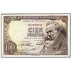 100 Pesetas -. 19 Febrero 1946. - Goya. Serie B. (Leve arruga en esquina). Ed-D52a. SC. - -