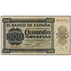 500 Pesetas. - 21 Noviembre 1936. - Catedral de Salamanca. Serie B. (Leve rotura en margen derecho).