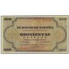 500 Pesetas. - 20 Mayo 1938. - Catedral de Santiago. (Tres pliegues). Ed-D34. EBC-. - -