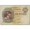 1.000 Pesetas. - 21 Octubre 1940. - (Rotura en pliegues centrales. Manchitas). Ed-D46. BC+. - -
