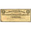 1 Peso. - 17 Agosto 1869. - JUNTA CENTRAL REPÚBLICANA DE CUBA Y PUERTO RICO. - (Leves manchitas y ag