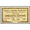 Image 1 : 50 Cèntims. - Junio 1937. - C.M. de AMPOSTA. - AT-156;T-212. EBC-. - -