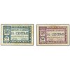 Image 1 : Lote 2 billets 25 i 50 Cèntims. - 22 Juny 1937. - ANGLÈS. - AT-159/60; T-215/16. MBC+. - -