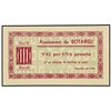 Image 1 : 1 Pesseta. - Setembre 1937. - Aj. de BOTARELL. - ESCASA. AT-519b; T-609-var. S/C. - -
