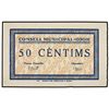Image 1 : 50 Cèntims. - C.M. OSOR. - RARO. AT-1732; T-1987. S/C. - -