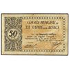 Image 1 : 50 Cèntims. - Maig 1937. - C.M. de LA RAPITA DELS ALFACS. - (Algo sucio. Leve rotura). AT-2060b.;T-2