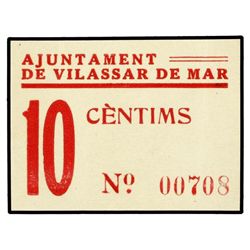 10 Cèntims. - S/F. - Aj. de VILASSAR de MAR. - AT-2891;T-3337. EBC+. - -