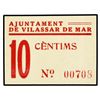 Image 1 : 10 Cèntims. - S/F. - Aj. de VILASSAR de MAR. - AT-2891;T-3337. EBC+. - -
