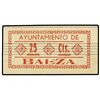 Image 1 : 25 Céntimos. - Ay. de BAEZA (Jaén). - Cartón. Mont. 217B. EBC. - -