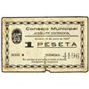 Image 1 : Lote 2 billetes 25 Céntimos y 1 Peseta. - 15 Junio 1937. - C.M. de ALBALATE LUCHADOR (Teruel). - (Ro