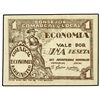 1 Peseta. - Agost 1937. - C.M. BARBASTRO (Huesca). - Ed-B232. MBC+. - -
