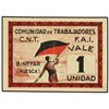 Vale 1 Unidad. - COMUNIDAD DE TRABAJADORES C.N.T. -F.A.I. BINÉFAR (Huesca). - (Leve rotura). Ed-B-33