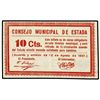 10 Céntimos. - 12 Agosto 1937. - C.M. de ESTADA (Huesca). - Mont-619B. MBC+ - -.