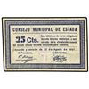 25 Céntimos. - 12 Agosto 1937. - C.M. de ESTADA (Huesca). - Mont-619C. MBC+. - -