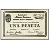 1 Peseta. - 1937. - COLECTIVIDAD ´NUEVA AURORA´ MOLINOS (Teruel). - Sin sello tampón (pequeña manchi