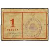 Image 1 : 1 Peseta. - C.M. de CALPE (Alicante). - (Leves roturas). RARO. Mont-402C. MBC-. - -