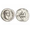 Image 1 : Denario. - Acuñada el 76-80 d.C. - DOMICIANO. - Anv.: CAESAR AVG. F. DOMITIANVS. Busto laureado a de