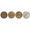 Image 1 : Serie 4 monedas 25 Céntimos (3) y 1 Peseta. - 1937. - C.M. de IBI. - AE. Serie completa. Con las 3 v