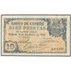Image 1 : 10 Pesetas. - 21 Noviembre 1936. - Buen ejemplar. Ed-D19. MBC+. - -
