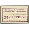 Image 1 : 25 Cèntims. - 1937. - C.M. de ARNES. - RARO. AT-211; T-271. SC. - -