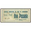 Image 1 : 1 Pesseta. - C.M. de MAS de BARBERANS. - RARO. AT-1454;T-1660. MBC+. - -
