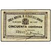Image 1 : 50 Céntimos. - Julio 1937. - C.M. de ALBANCHEZ (Almería). - ESCASO. (Pequeñas roturas centrales y ma