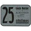 Image 1 : 25 Céntimos. - C.M. de ALBUIXECH (Valencia). - Cartón. MUY RARO. Mont.-65A. EBC+. - -