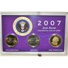 Image 1 : 2007 John Adams Presidential $1 coins, PD&S mints