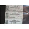 Image 1 : First Nat'l Bank-Cooperstown cancelled checks, lot of 3, dated 1909-1918