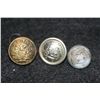Image 1 : Vintage Buttons, lot of 3