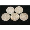 Image 1 : 1921 Silver Morgan one dollar, lot of 5