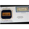 Image 1 : 1930 First Day Issue stamp $1.30 Graf Zeppelin between Eastern & Western Hemispheres, replica w/stam