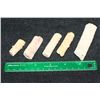 Image 1 : Fossillized Sea Scripts, lot of 5