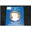 Image 1 : 1985 Official Inaugural Medal Reagan-Bush 2nd Inauguration, Limited Edition Proof, .999 fine silver