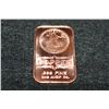 Image 1 : 2012 Copper Ingot, .999 fine, 1 oz.