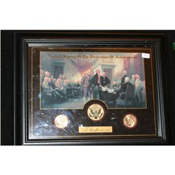 US Commemorative Gallery featuring 2 Thomas Jefferson Dollars
