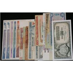 Foreign Bank Notes, various dates & conditions, lot of 50