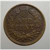 Image 2 : 1866 INDIAN CENT XF ORIGINAL