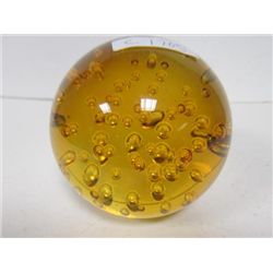 Murano glass round paperweight