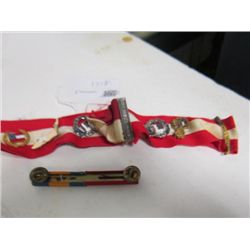 9 pins and bars Chapter Pres-flags