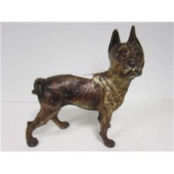 Cast iron bull dog door stop