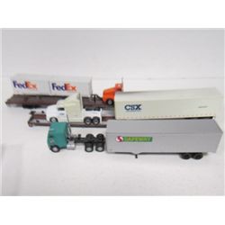 Bag of tractor trailers and flat beds