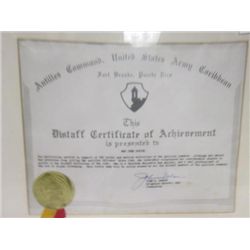 Framed Certificate Achievement